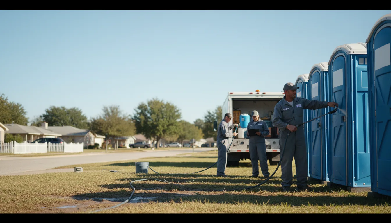 Long-Term Portable Toilet Rental in De Queen, AR near me
